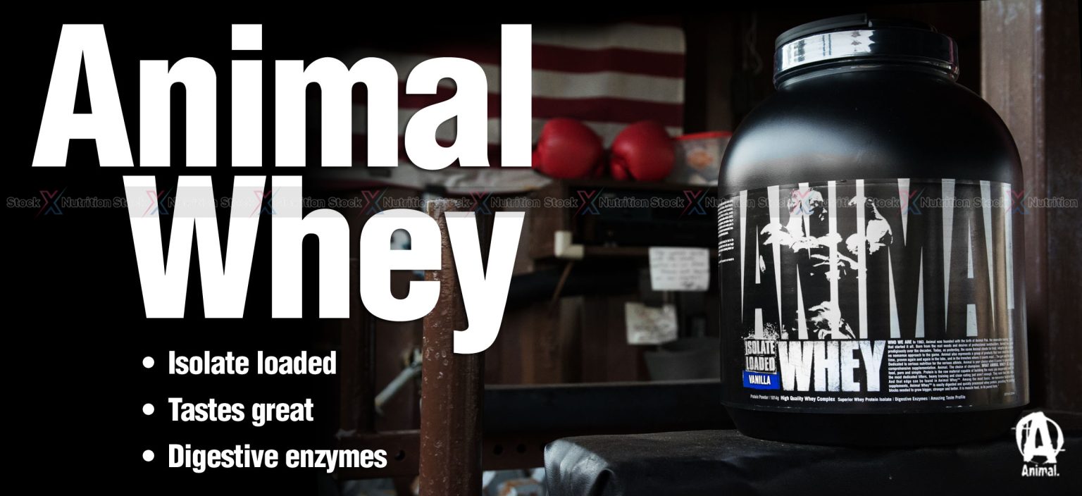 Animal whey isolate loaded - 2. 27kg - stock x nutrition