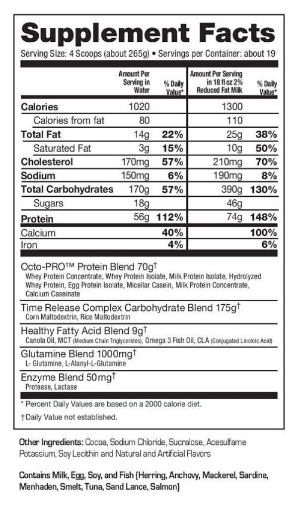 MUSCLE JUICE REVOLUTION 2600 5KG Stock X Nutrition